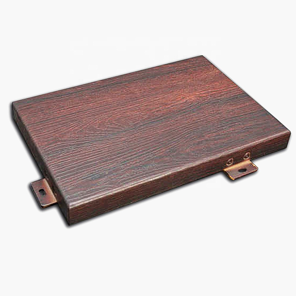 Wooden Aluminium Curtain Wall Decorative Metal Wall Panel Aluminum Veneer Curtain Wall Facade
