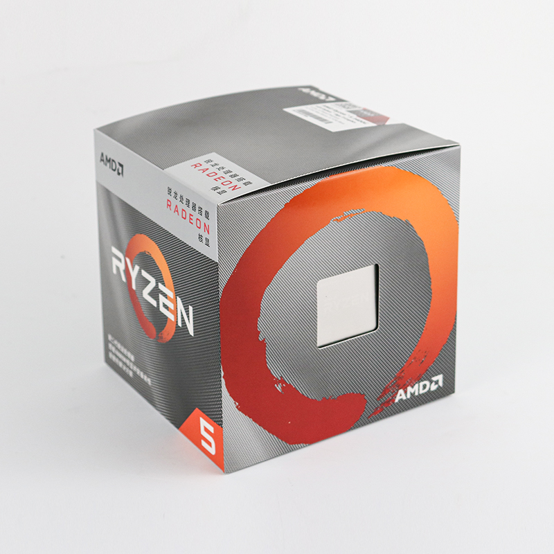 Вентилятор Кулер ЦП с упаковкой для AMD R5 3400G процессор разъем AM4 65 Вт 3,7 ГГц четырехъядерный процессор
