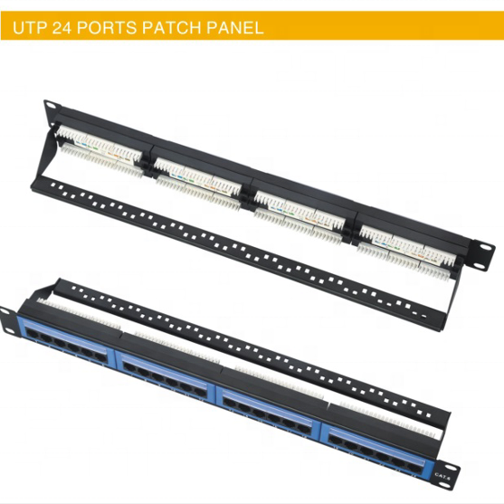BOAO 24 порта, патч-панель CAT5E CAT6 CAT6A UTP Сеть RJ45, патч-панель