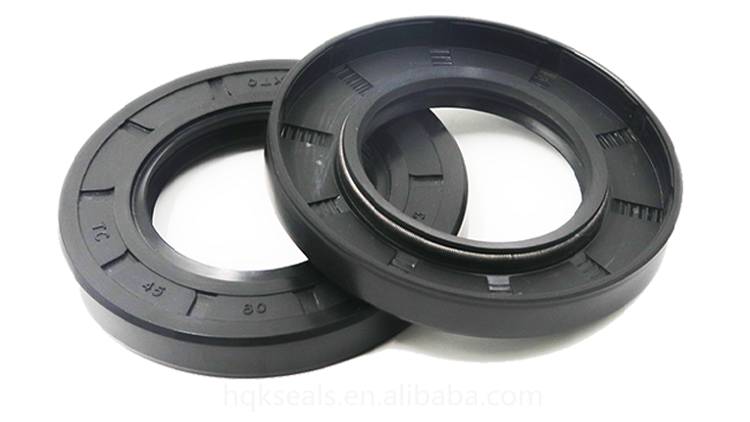 Double Lip High Pressure Spring Shaft Motorcycle Power Steering Crankshaft Hydraulic Tractor Nbr Rubber TC Skeleton Oil Seal