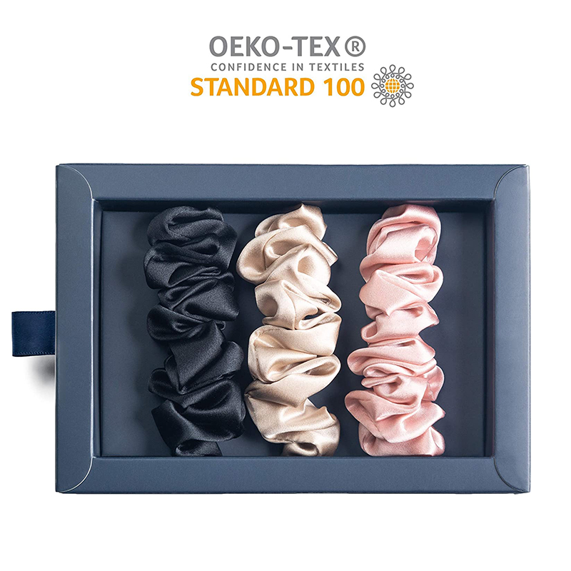 Eller yapılmış saç kravatı %100 temiz ipek fabrikası ipek saçları