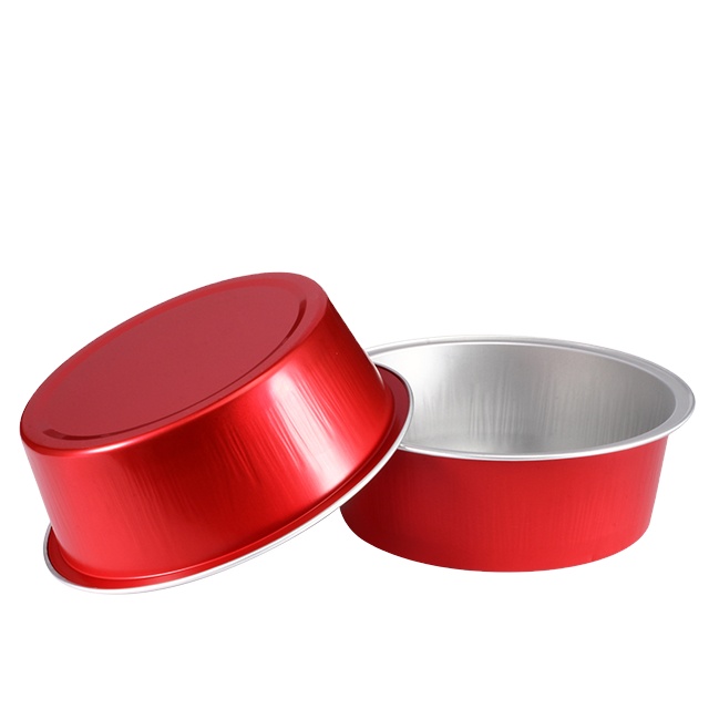 Одноразовая чашка из алюминиевой фольги Ramekin с пластиковой крышкой, кастрюли с крышками, 150 мл/5 унций, ABL PACK
