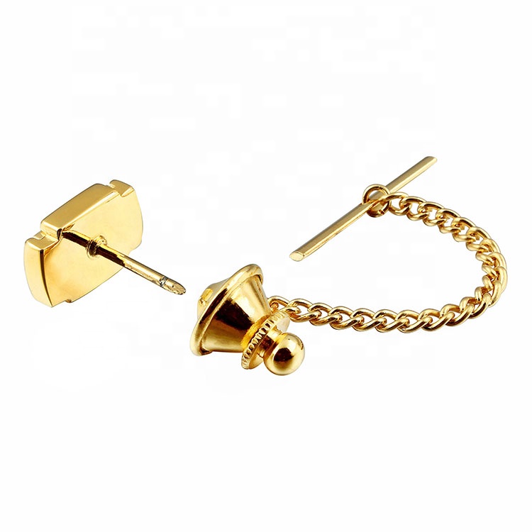 Chain Custom Made Tack Tie Pin Men