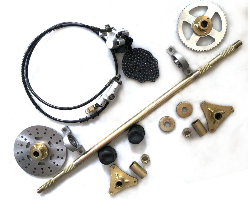 22 мм 740 см go kart axle kit комплект заднего колеса axle kit