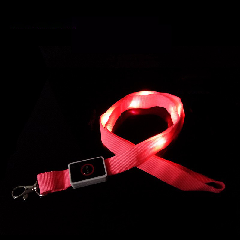 Where Can Be Placed Lanyard Youtube Colorful Flashing LED Lanyards