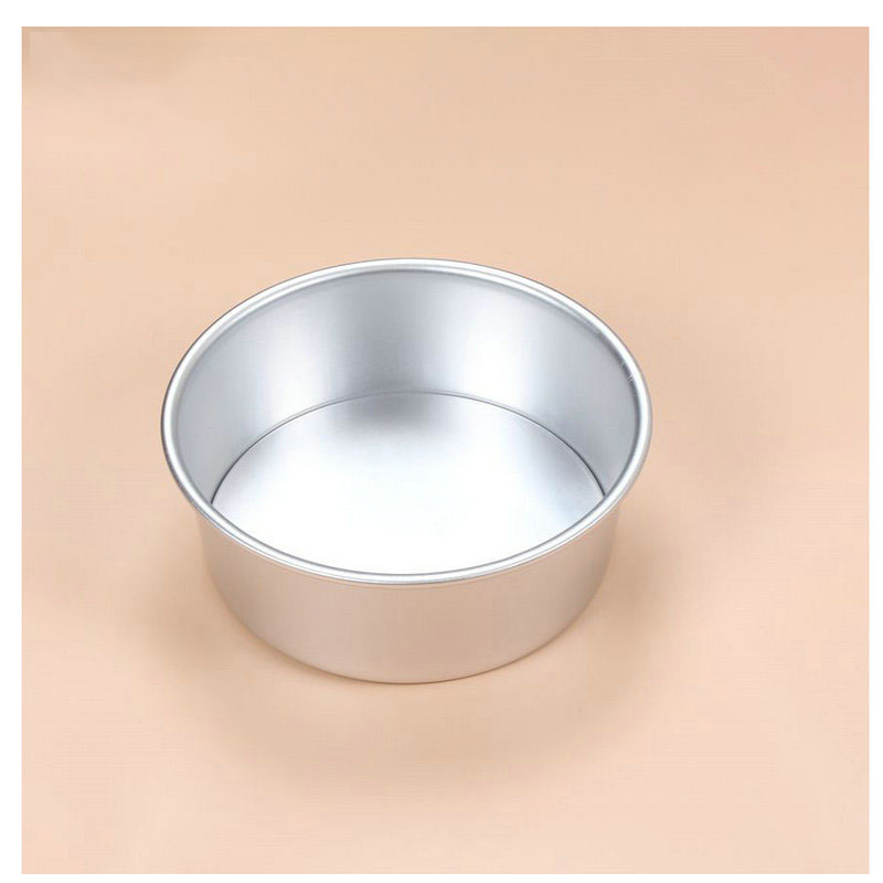 10 Pcs 3D Cake Mold Aluminum alloy Round shape Cookie Mold Cake Mould Reusable Kitchen Cooking Tools with Detachable Bottom