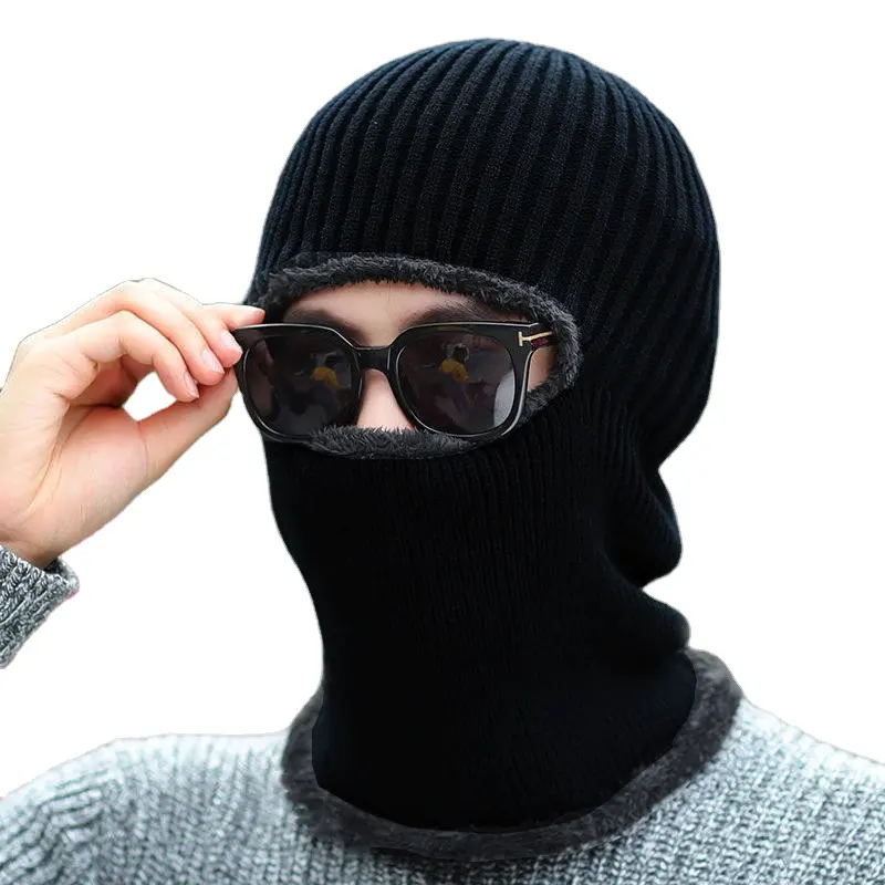Winter Polar Fleece Thermal Motorcycling Hat Tactical Military Cold Weather Warmer Full Face Skiing Masks Bicycle Hats Beanies