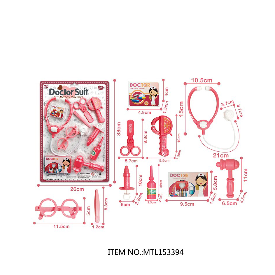 Gift educational kids funny medical kit role play set kids doctor play set toys
