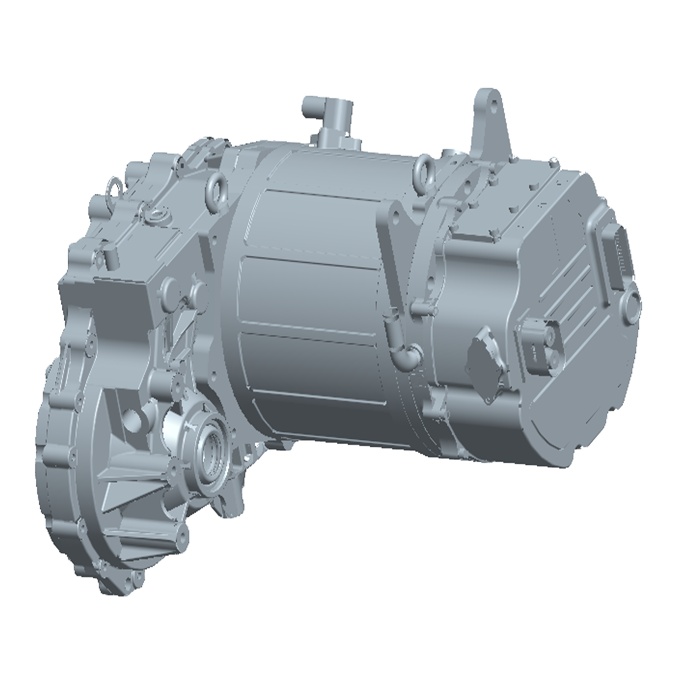 Brand new direct sale three-in-one permanent magnet synchronous electric drive motor 60KW peak power