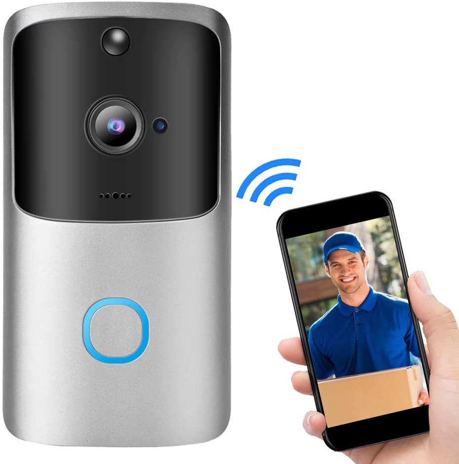 Кольцо беспроводной дверной видео-дверной звонок 720p HD и поддержкой Wi-Fi камера для домашней безопасности IOS Android APP управление