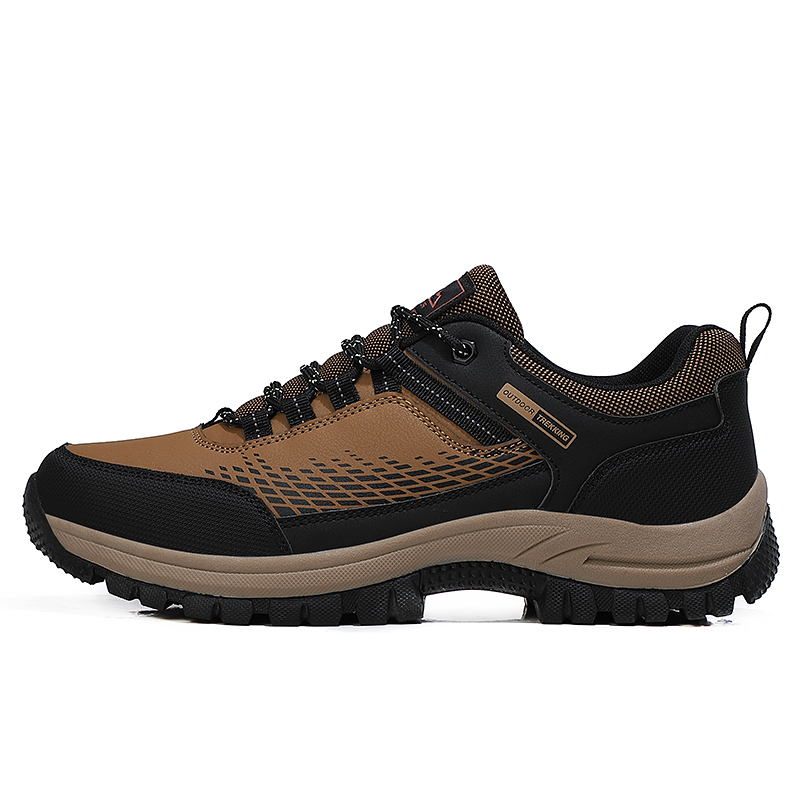 2021 New Design Comfortable Breathable Man Outdoor Shoes Durable Non Slip Flexible Men Outdoor Hiking Shoes