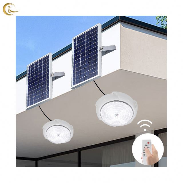 high brightness solar ceiling lights 40W 60W 100W 200W 300W solar indoor light for corridor balcony