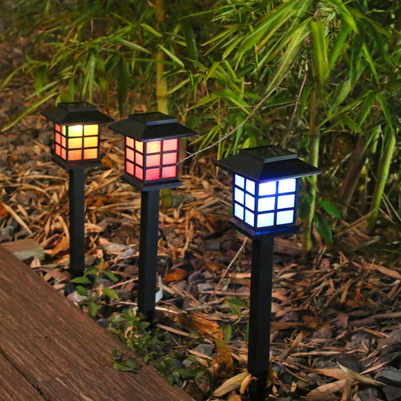 led solar garden light decorative european classic garden lighting for garden waterproof