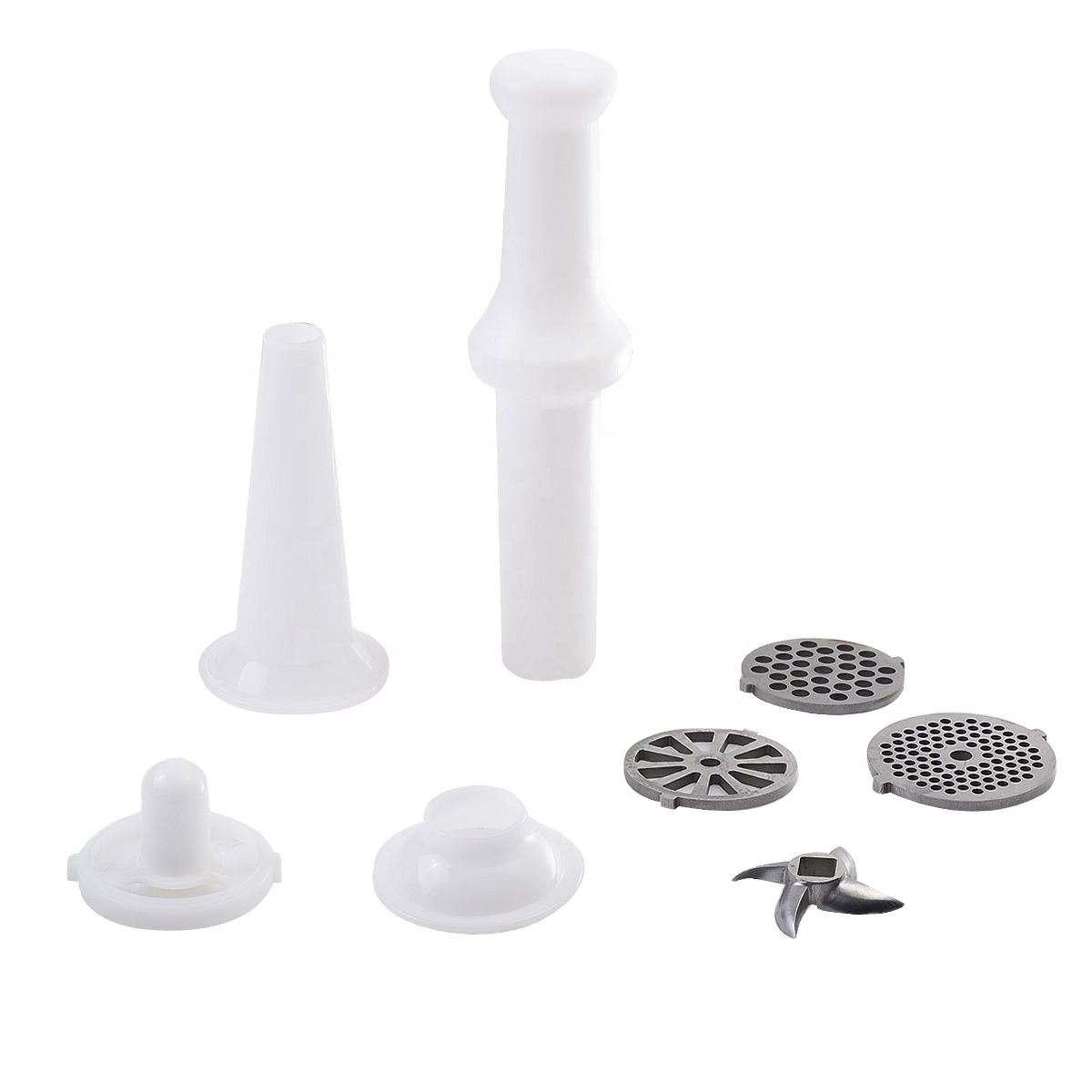 meat mincer accessories, stainless steel knife, cutting discs, gear box