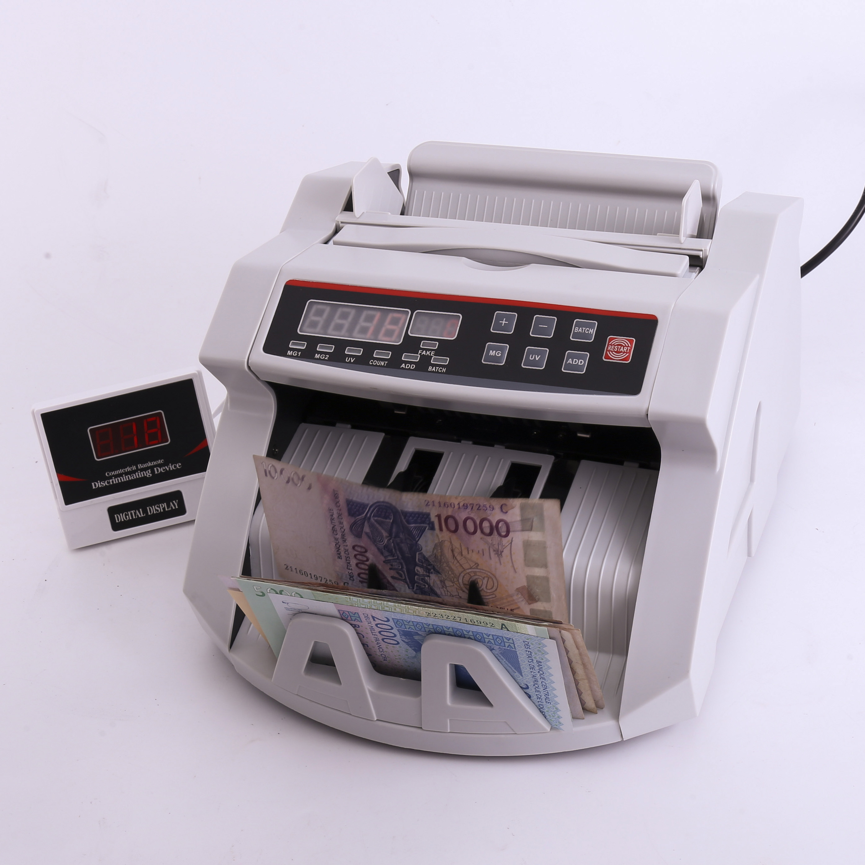 Economic multi currencies bill counter 2108 banknote counter