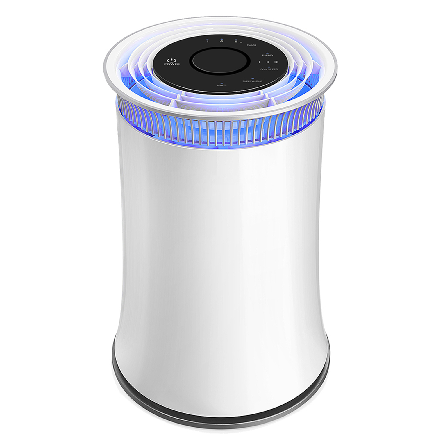 LEEYO новый дизайн портативный домашний очиститель смога PM2.5 офисный стол HEPA фильтр очиститель воздуха