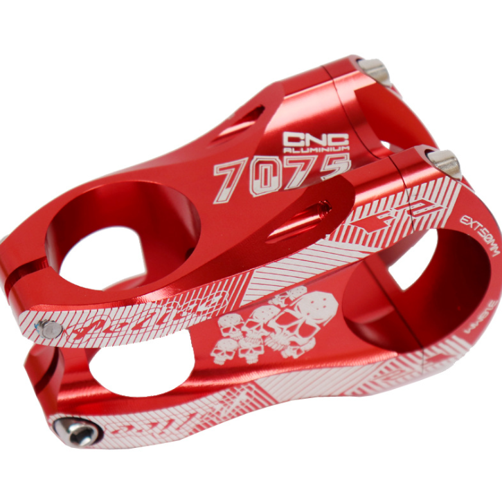 Kafeidi mountain bike bicycle short stem XC/AM off-road 31.8 caliber CNC aluminum alloy riser 50mm