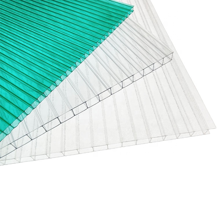 100% Bayer material high impact light weight UV coated greenhouse roof clear 8mm clear polycarbonate sheet for greenhouse