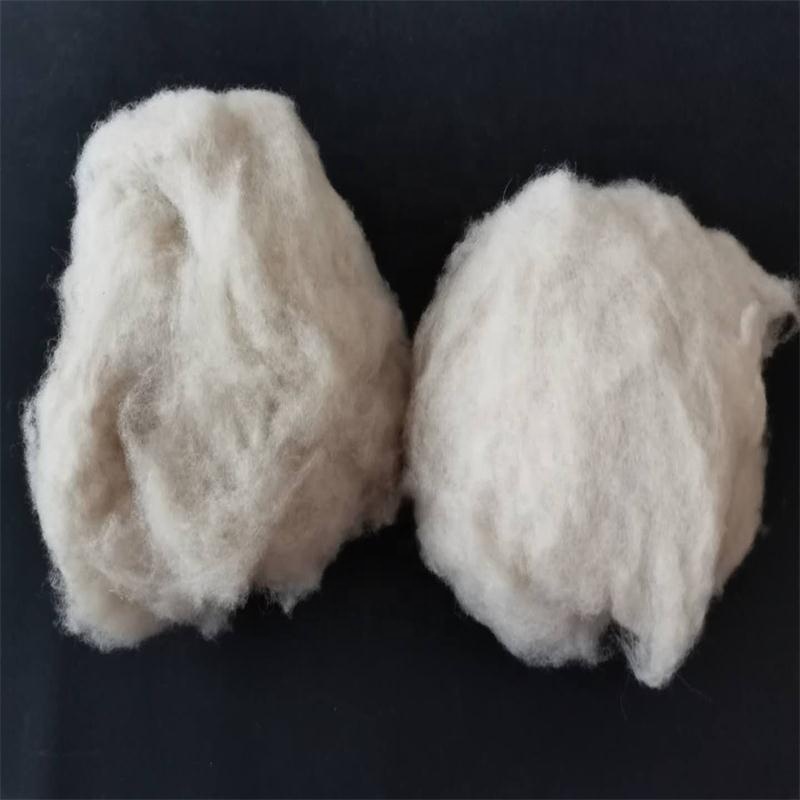 Dehaired cashmere wool fiber raw sheep wool