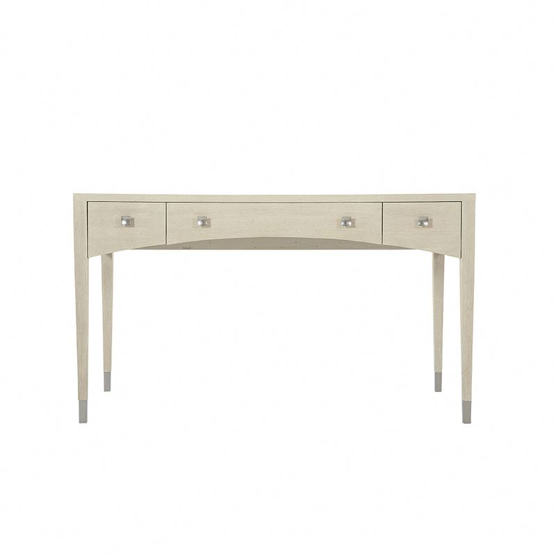 Light luxury Italian high-end fashion modern wooden oak desk custom furniture
