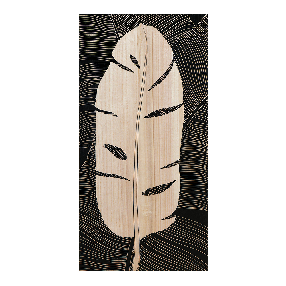 HOMEPAINT перья Carvings черный фон натуральный деревянный цвет Художественный Ручной Работы настенный художественный Декор для дома