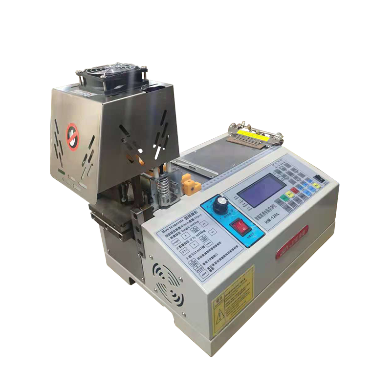 computer computer cutting machine Oblique angle single hot tape computer cutting machine belt weaving machine thread nylon elastic belt rotary bevel