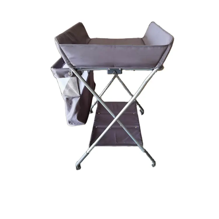 Foldable Baby Diaper Table With Wheels Folding Portable Changing Table
