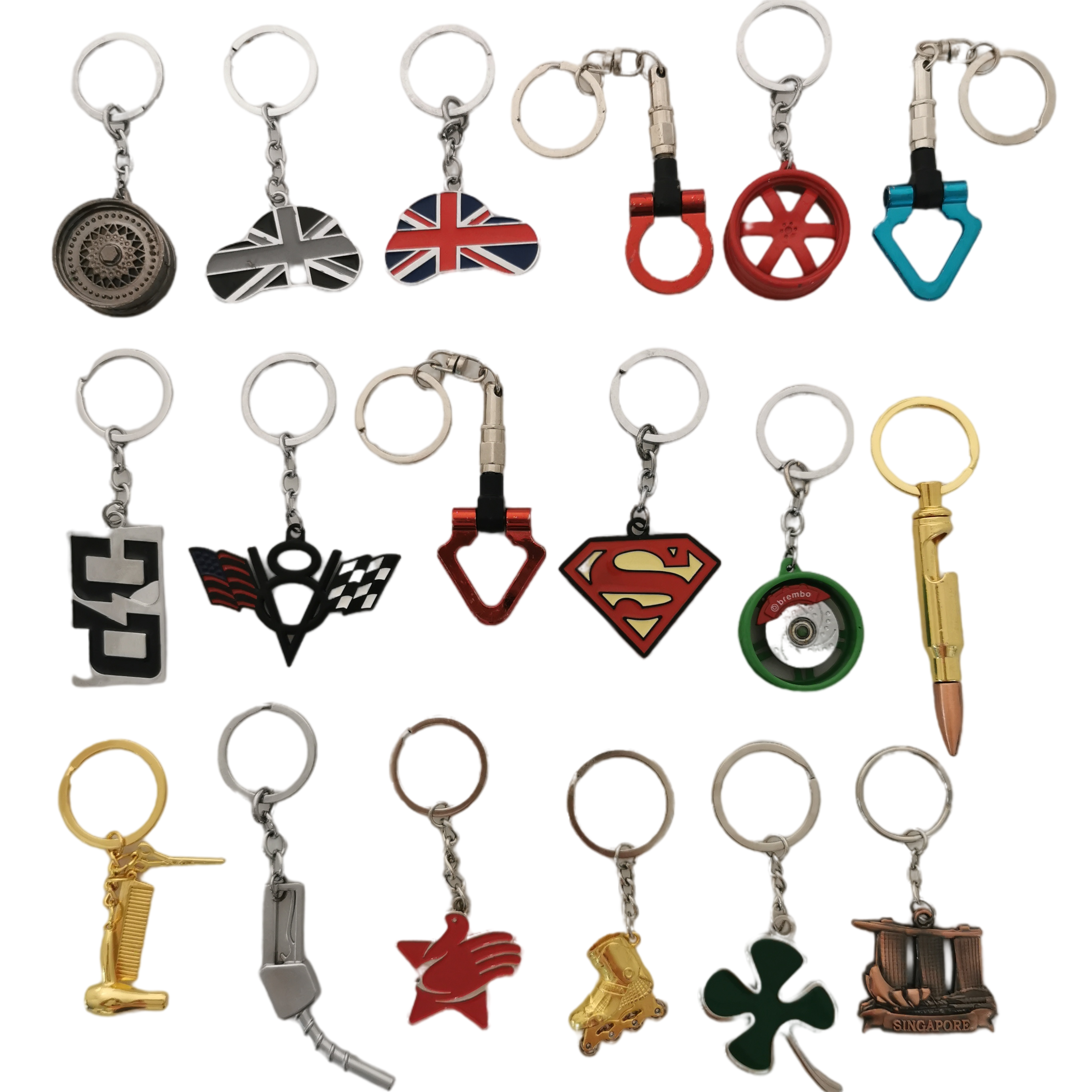 Custom Logo Personalized Design Promotional Metal Key Chain Custom Logo Keychain