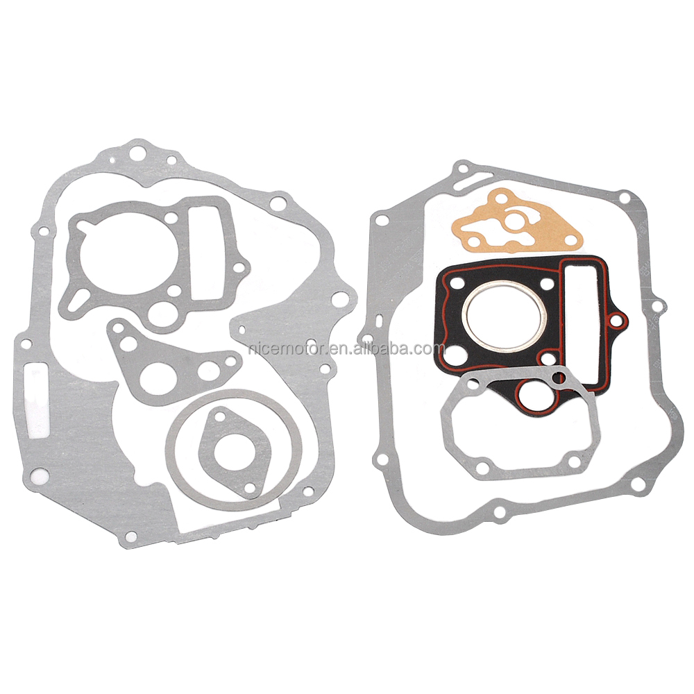 Motorcycle Engine Cylinder Head Gasket Set 50cc Engine Cylinder Head Stator Clutch Intake Gasket Seal Set