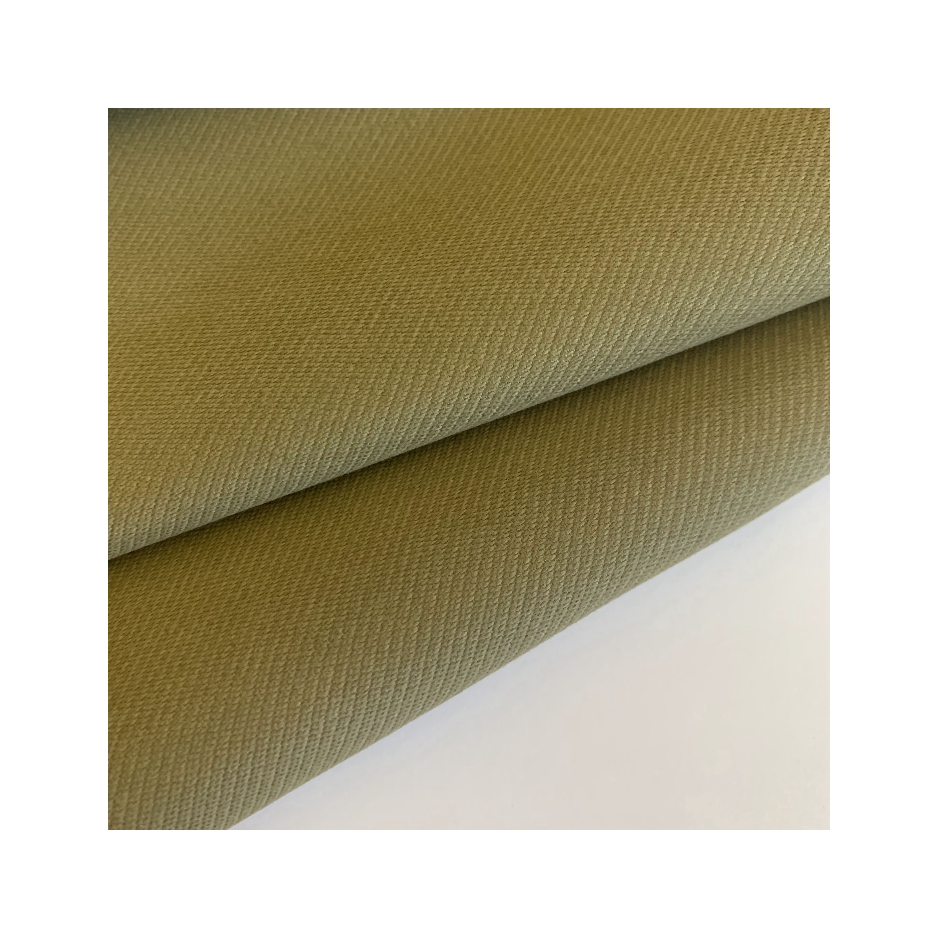 Factory high-quality khaki soft-touch woven plain cotton solid color fabric 100% cotton
