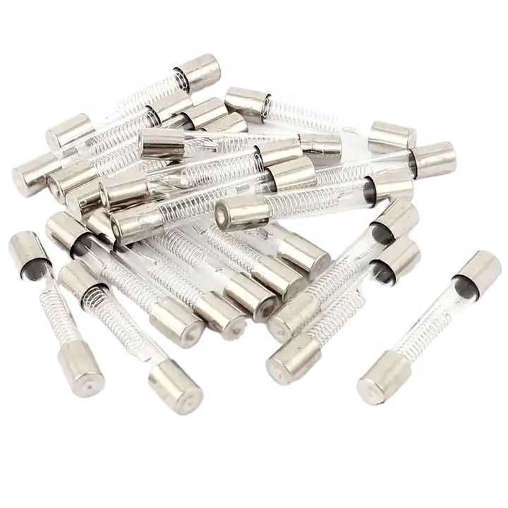 Microwave Oven Fuse 6*40mm 0.65A 0.7A 0.75A 0.8A 0.9A Glass Tube Fuse 5000V 650MA 6x40mm High-Pressure Fuse 5PCS/L