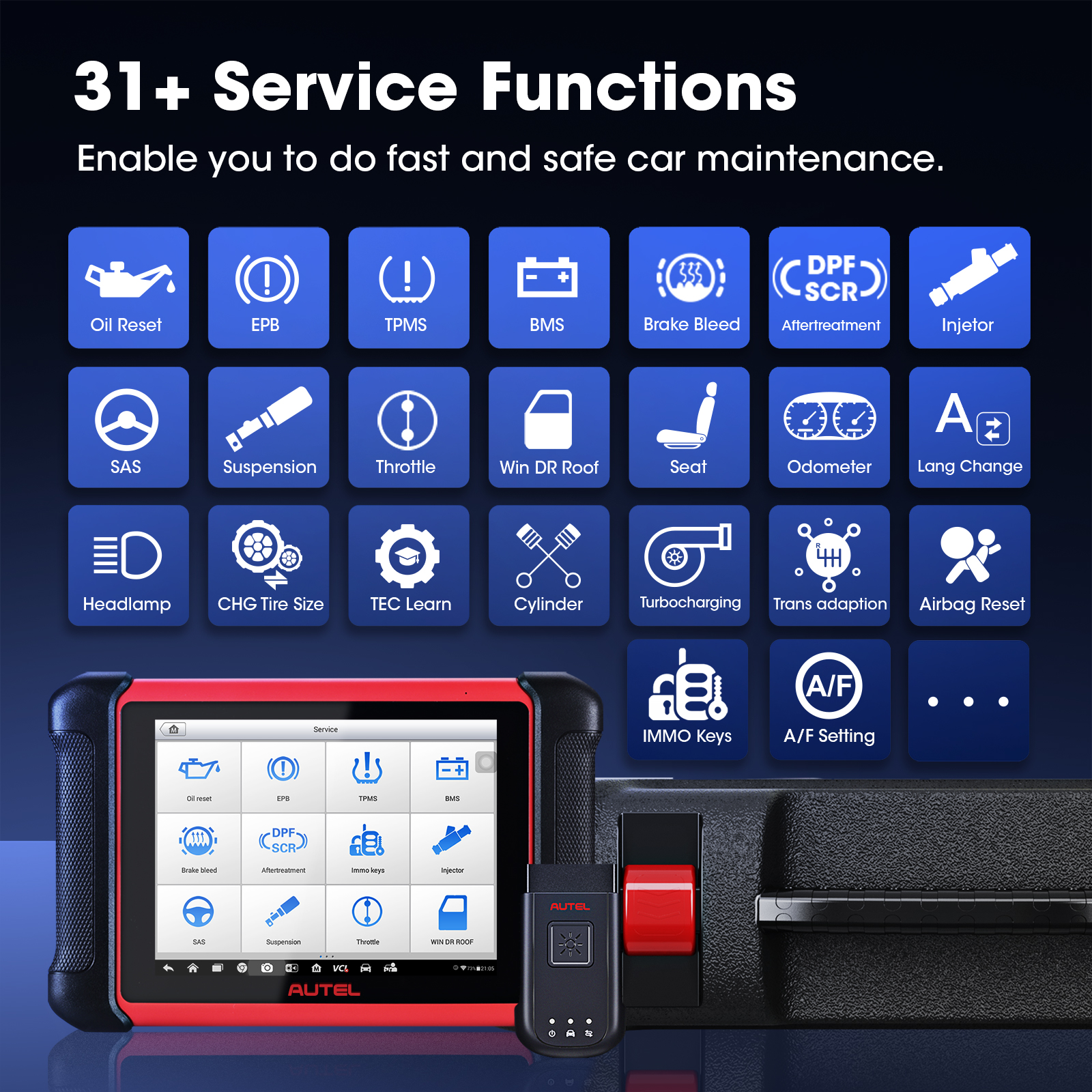 Сетевой сканер Autel MaxiCOM MK906BT ECU codifica Professional strumento diagnostico OBD2 diagnostica Wireless VS MS908P MS906