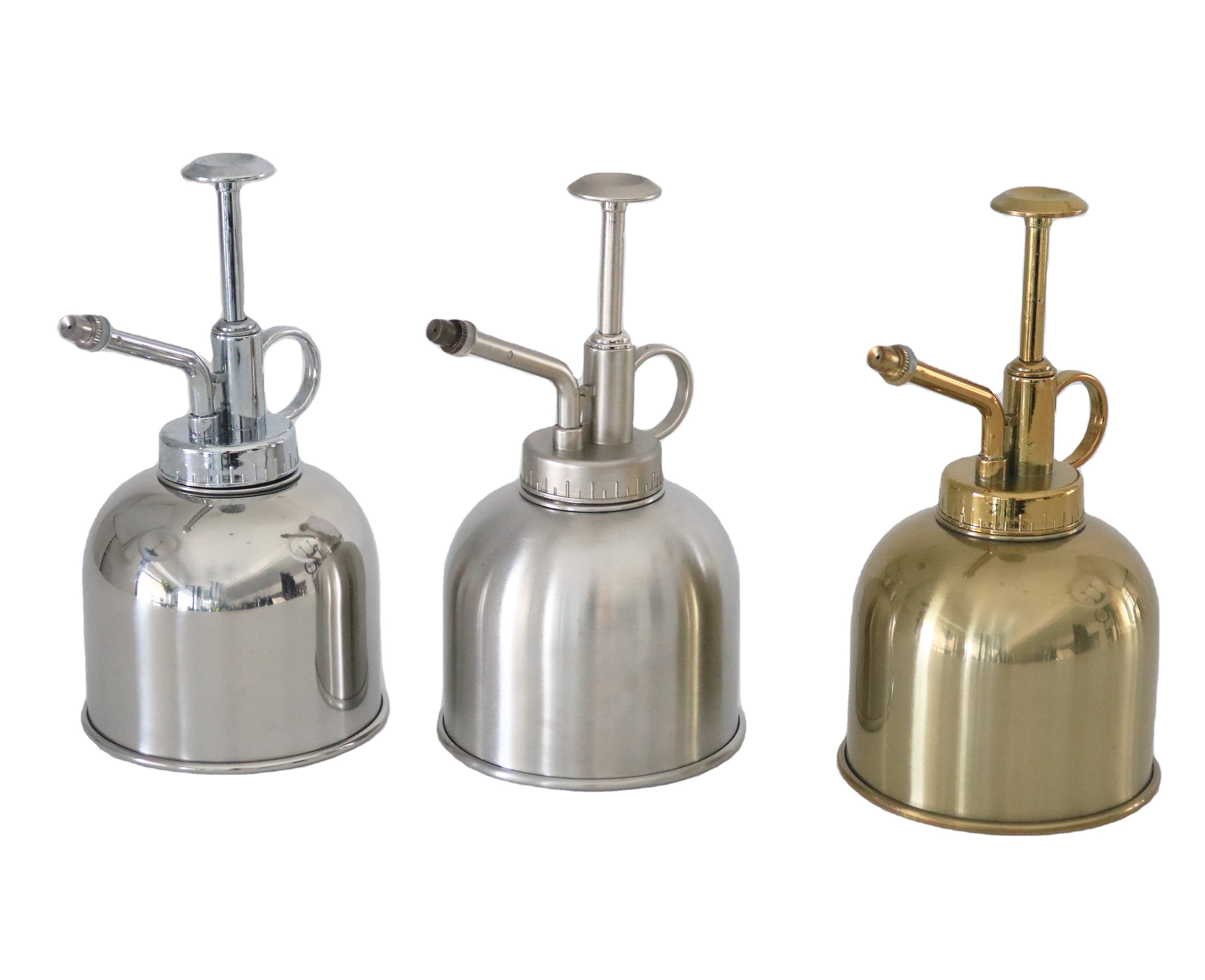 Stainless Steel Plant Bottle Sprayer Gold Silver Watering Can Indoor Outdoor Upgrade Mini Gardening Plant Mister