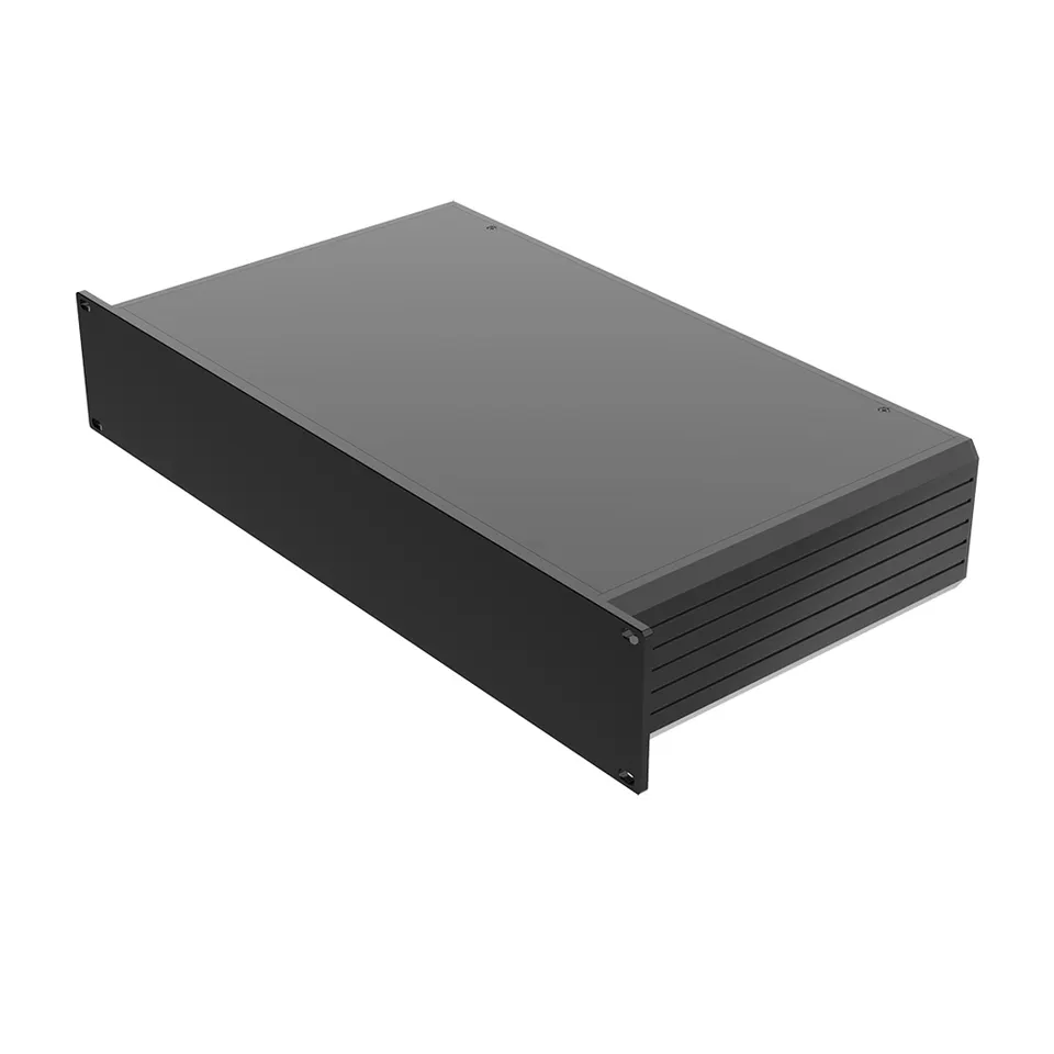 YONGGU C08B 2U пользовательский сервис 1U 2U 3U 4U экструдированный алюминиевый проектный блок 19-дюймовый усилитель шасси