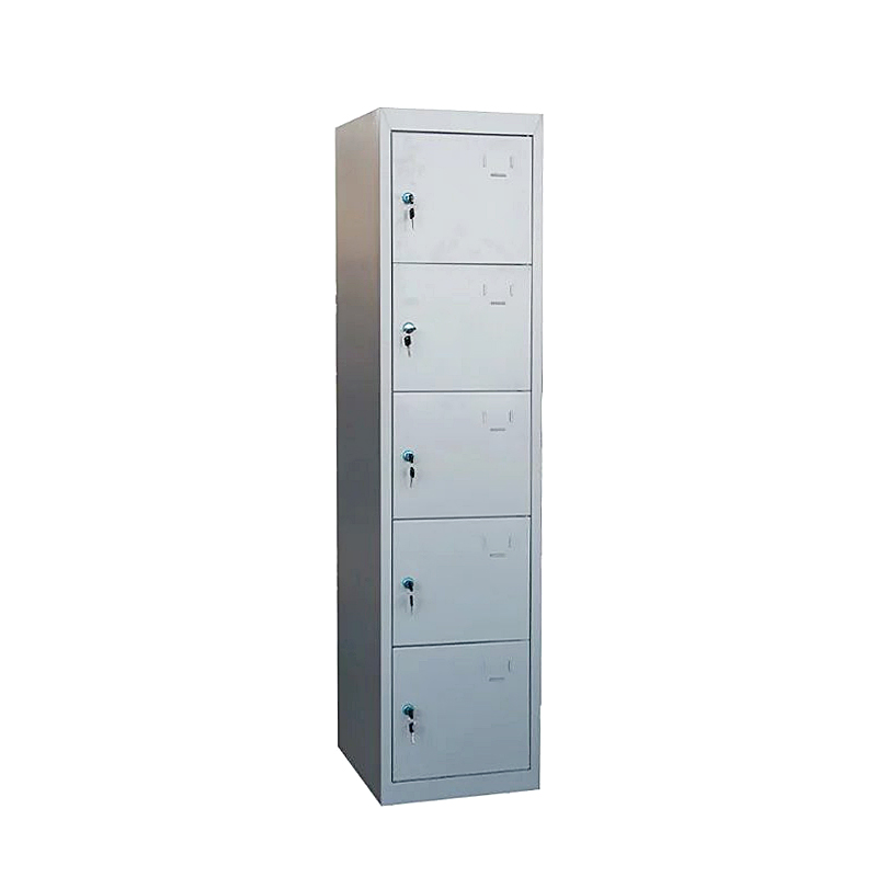 Locker Powder Coating 5 Door Metal Steel Office Furniture Cabinet