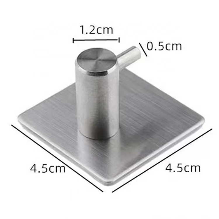 New Style Hot Selling Round Style Nail Free Metal Coat Hooks