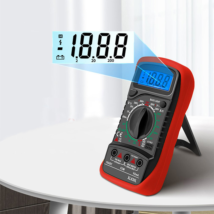 Мультиметр Цифровой с ЖК-дисплеем XL 830L, 1999 отсчетов