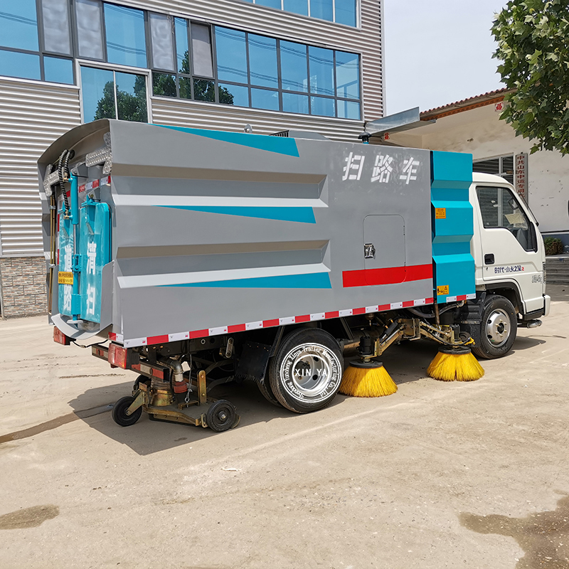 Dongfeng Road Washing and Sweeping Vehicle 10tons Vacuum Truck Mounted Road pavement Sweeper for sale pakistan