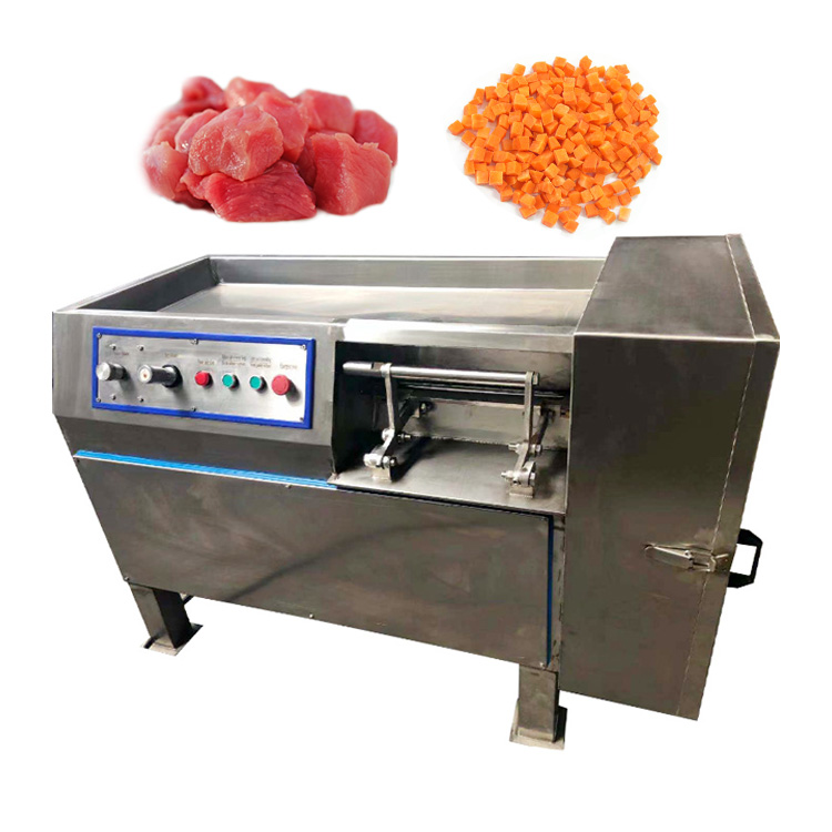 Fruit and vegetable dicing machine frozen meat slicer dicer