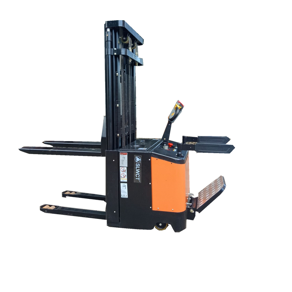 Full electric pallet stacker battery stand up hydraulic pallet stacker