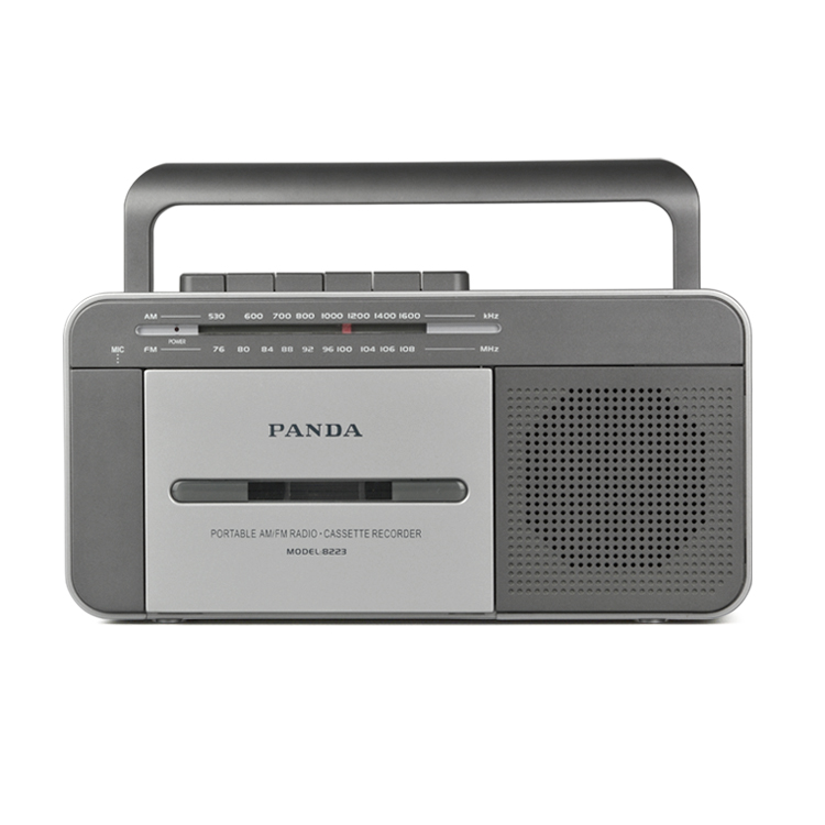 PANDA 8223 Factory Wholesale high quality retro am fm radio receiver portable tape cassette recorder players