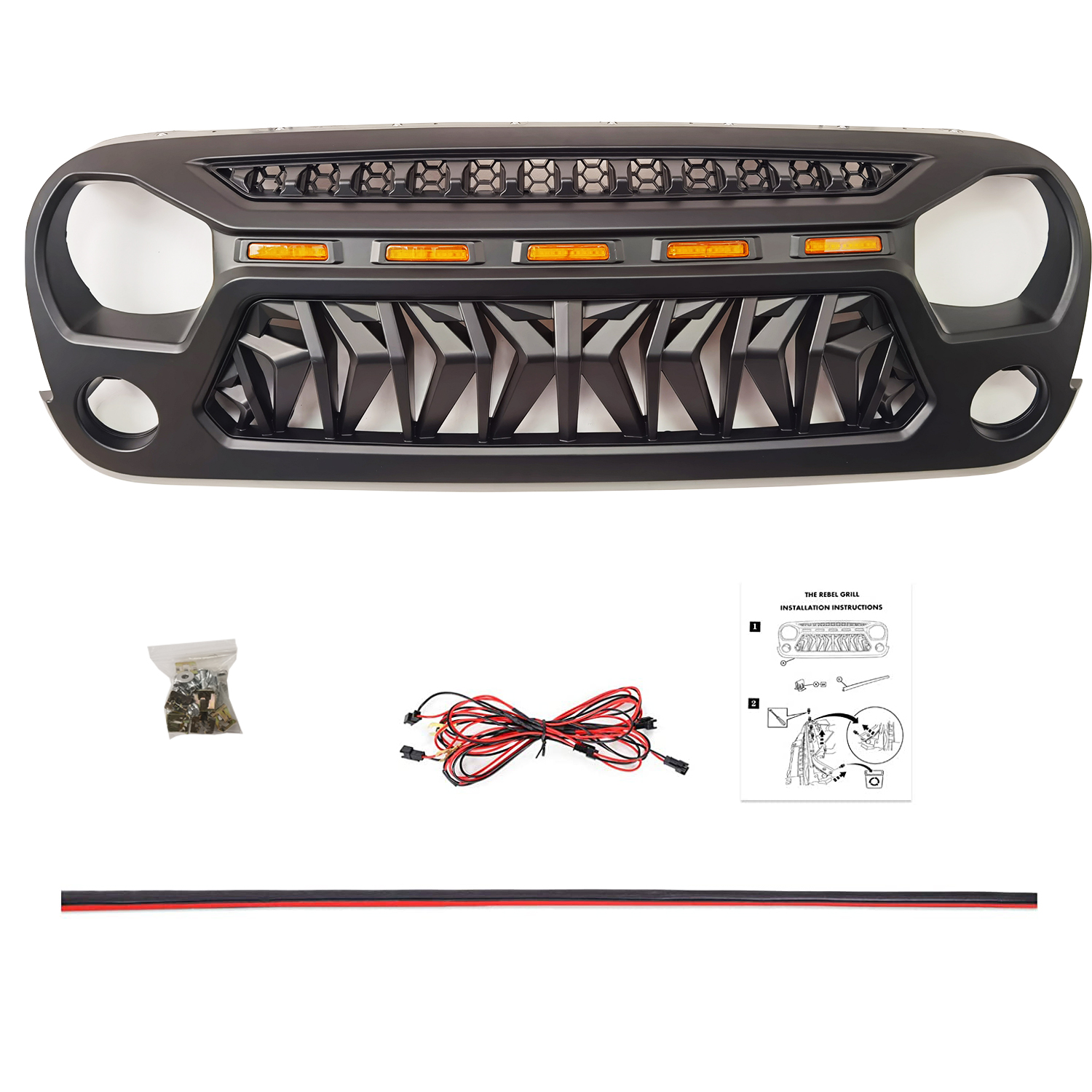 Передняя решетка Spedking для JEEP WRANGLER JK аксессуары 4x4 внедорожника