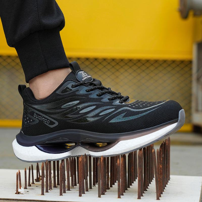 Hot Selling Fashion Rubber Eva Outsole Sport Safety Anti-slip Wear-resistant Office Work Shoes With Good Service