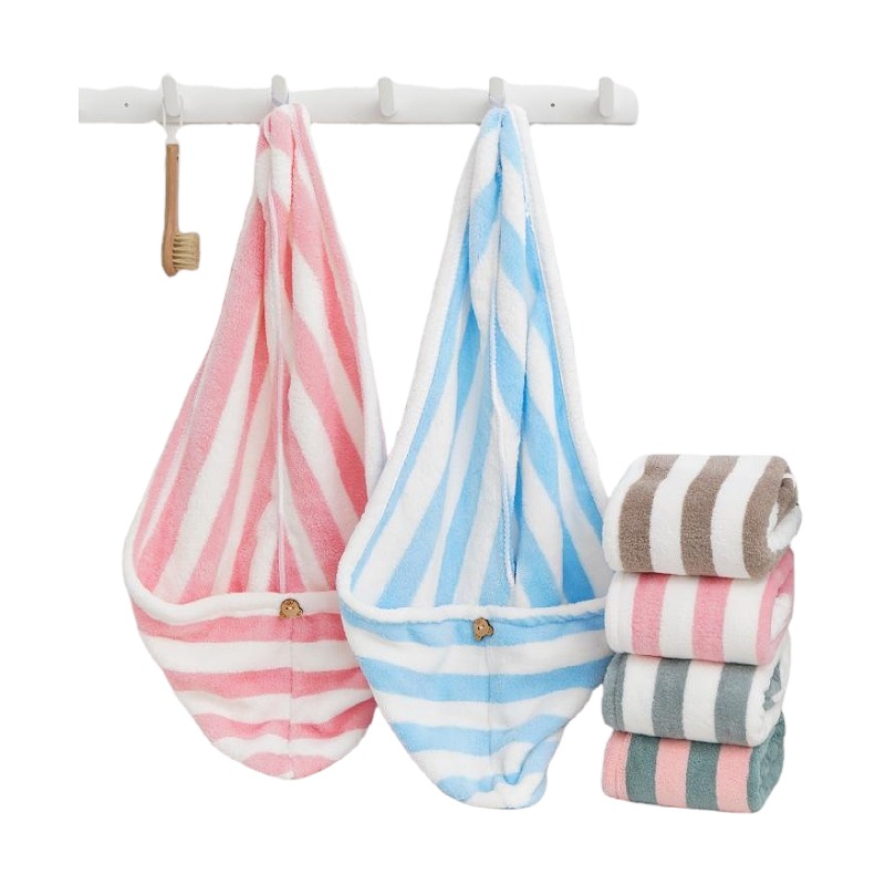 Mircofiber towel for Women Ultra Absorbent Twist Hair towel wrap