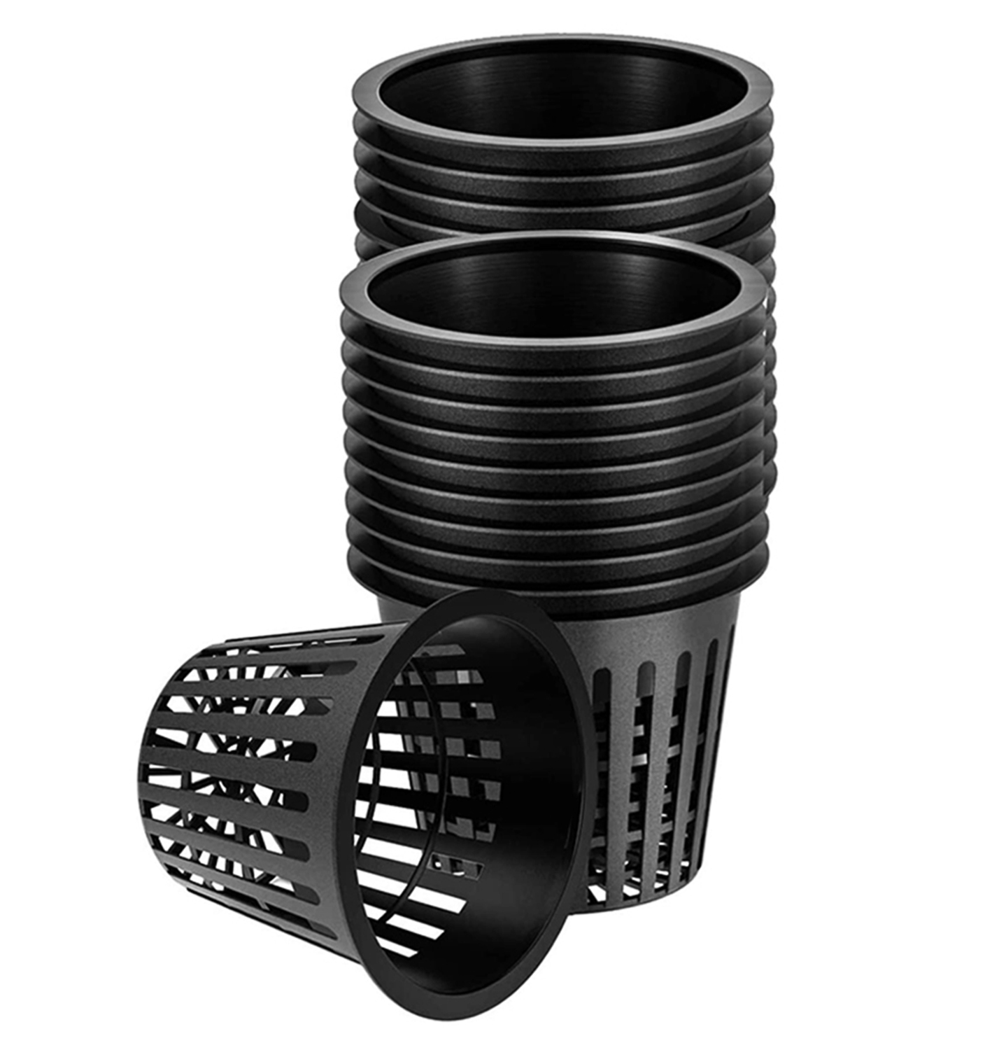 Hydroponics Plastic Net Pot Basket Mess Pot Net Cup 3inch Hydroponic Soilless Mesh Net pot