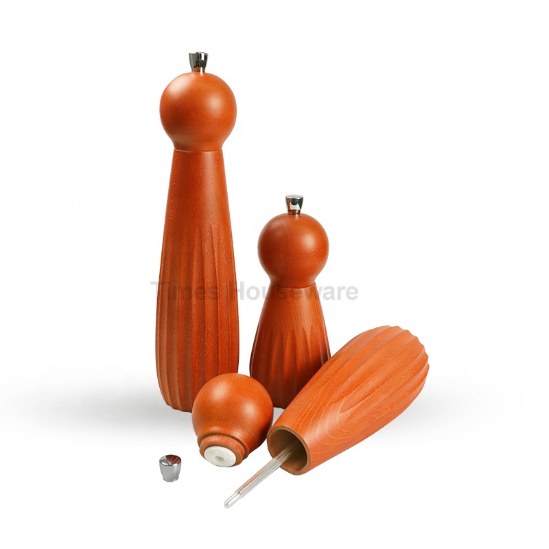 Spice salt and pepper Mill Grinders wood