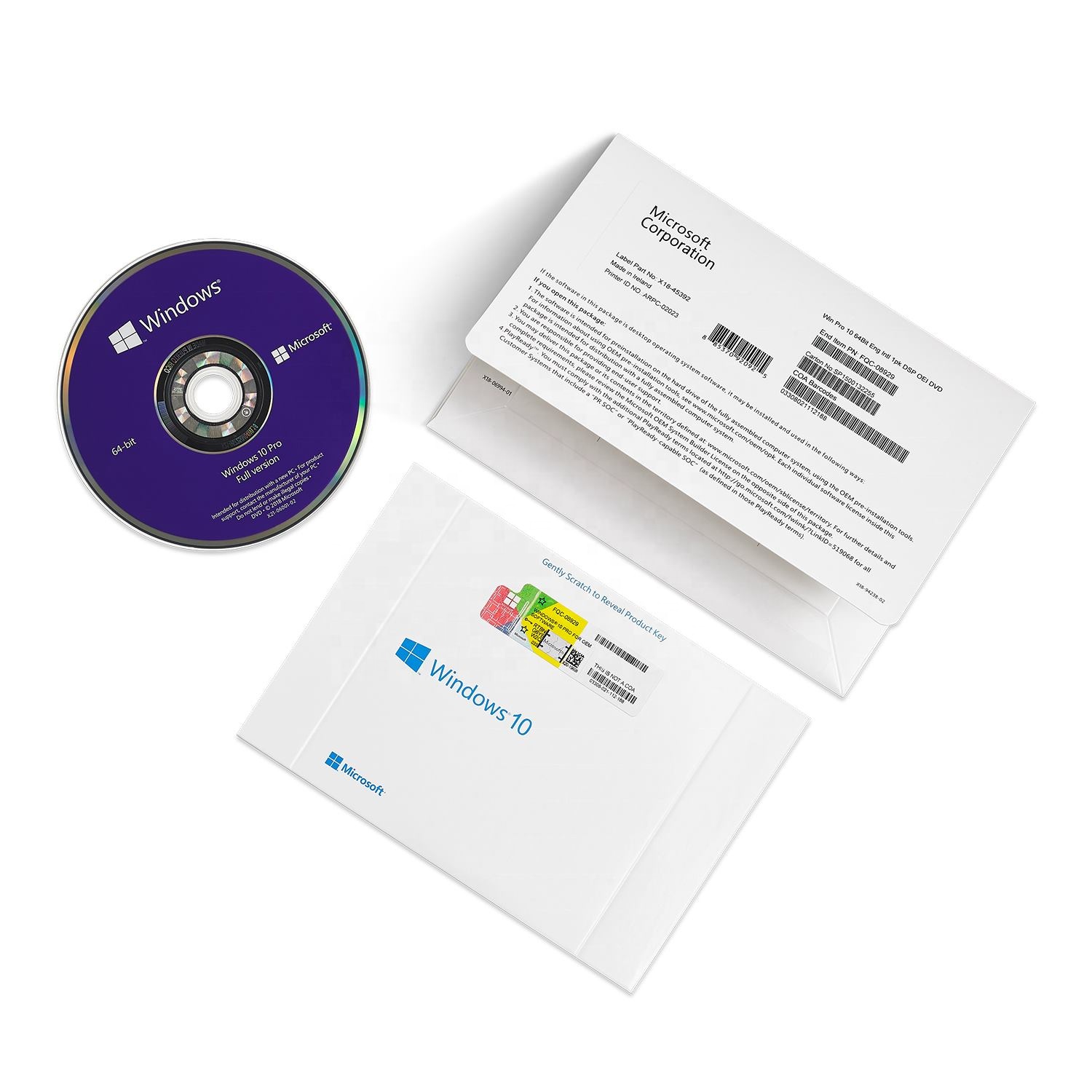 Новинка 24/7 г., в наличии, бесплатная доставка, оригинальный комплект DVD для Win 10 Pro, оригинальный цифровой лицензионный срок службы OEM-ключа