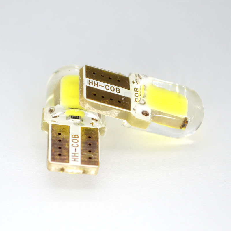 Светодиодные лампы KEMAUTO T10 W5W COB, автомобильные интерьерные сигнальные лампы для чтения, боковые лампы для номерного знака