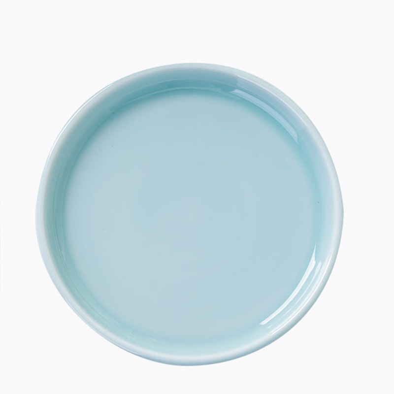 Ceramic Steak Platter Breakfast Platter For Japanese and Korean Tableware Round Ceramic Serving Plate