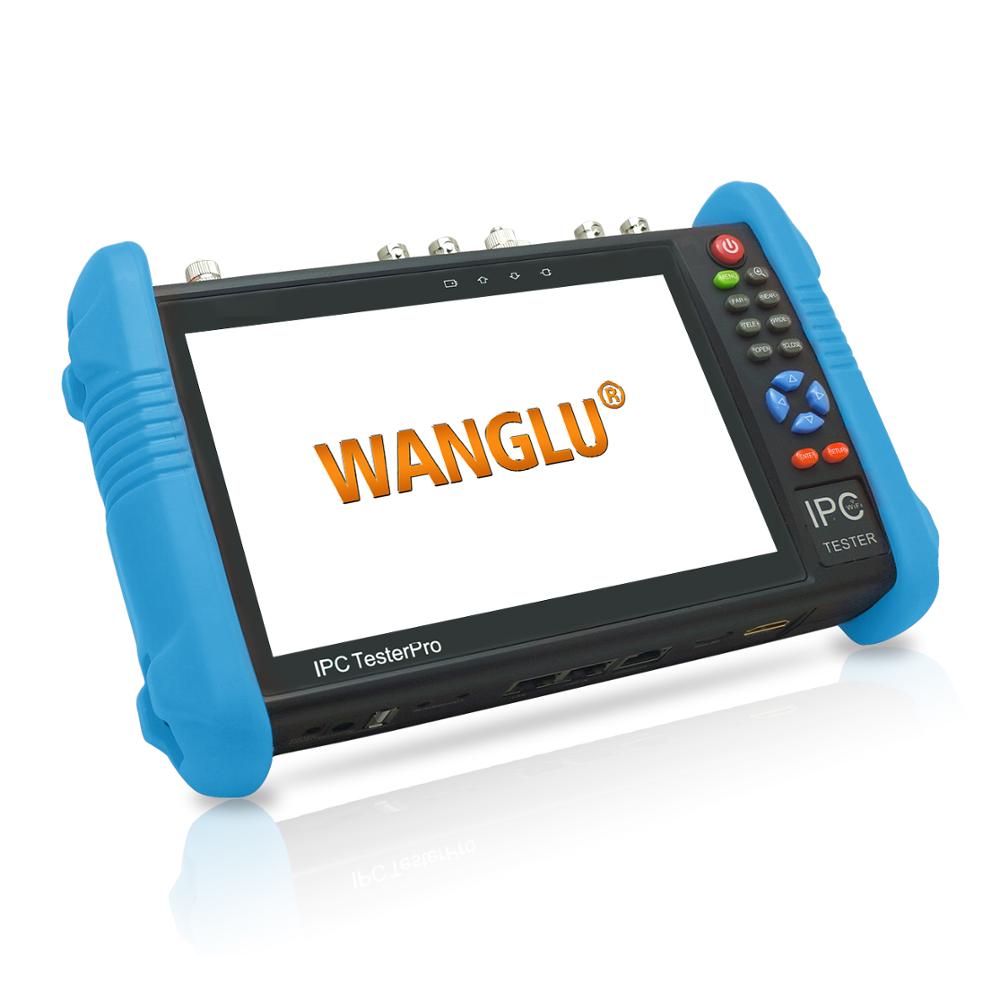 7 дюймов сенсорный экран screenhigh качество 6 in1 cctv тестер IPC/AHD/SDI/аналоговый все в одном тестер